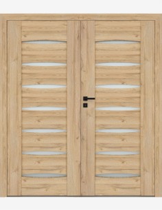 Double interior doors "ENA 0" Non-rebated