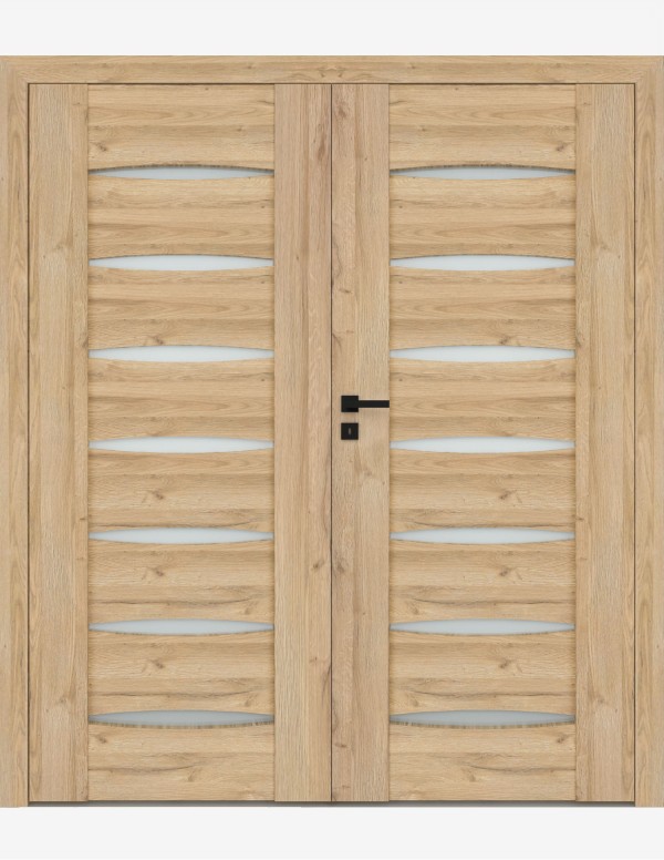 Double interior doors "ENA 0" Non-rebated