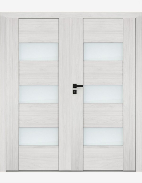 Double interior doors "SOLTE 3" Non-rebated