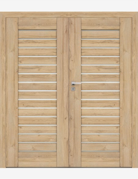Double interior doors "PIANO 0" Non-rebated