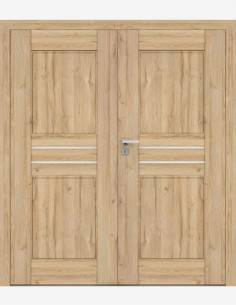 Double interior doors "PIANO 1" Non-rebated