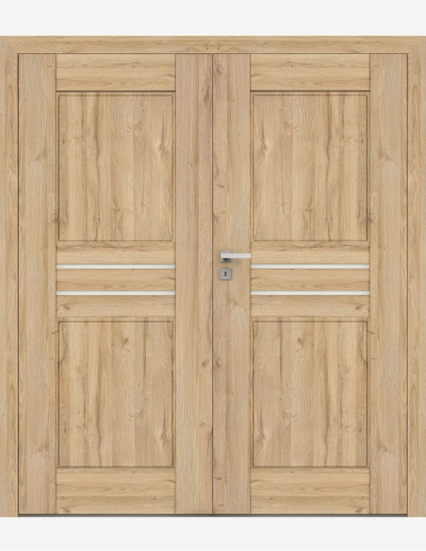 Double interior doors "PIANO 1" Non-rebated