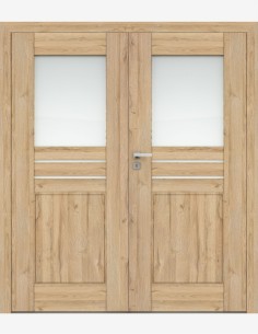 Double interior doors "PIANO 2" Non-rebated