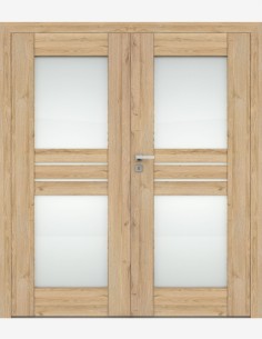 Double interior doors "PIANO 3" Non-rebated