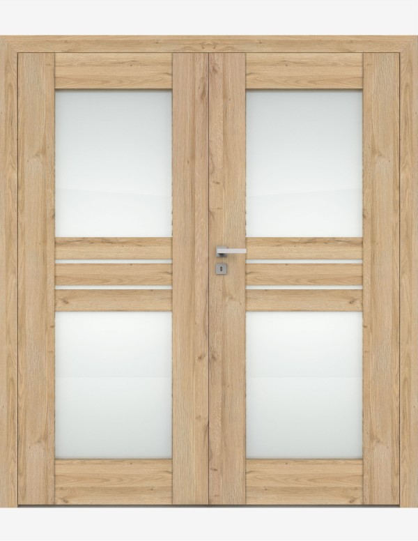 Double interior doors "PIANO 3" Non-rebated