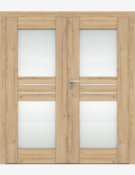 Double interior doors "PIANO 3" Non-rebated