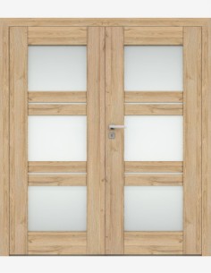 Double interior doors "PIANO 4" Non-rebated