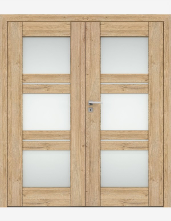 Double interior doors "PIANO 4" Non-rebated