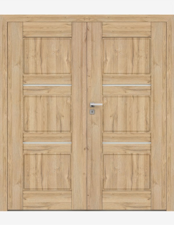 Double interior doors "PIANO 6" Non-rebated