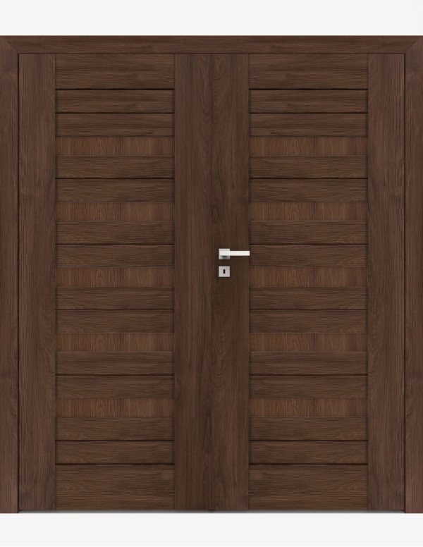 Double interior doors "FOSCA 6" Non-rebated