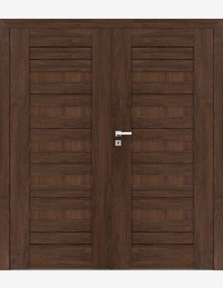 Dvigubos vidaus durys "FOSCA 6" Be užlaidos