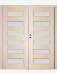 Double interior doors "SCALA 0" Non-rebated