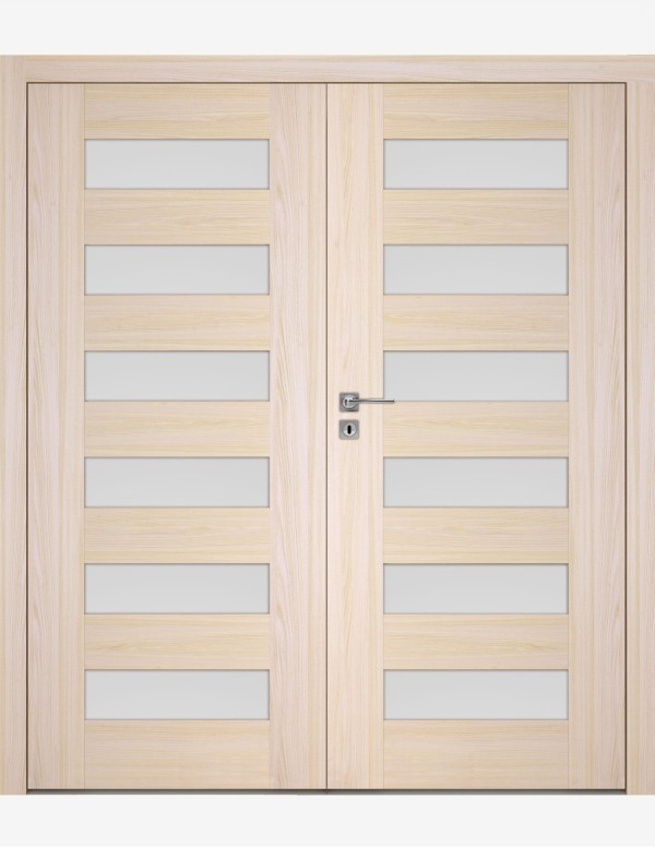 Double interior doors "SCALA 0" Non-rebated