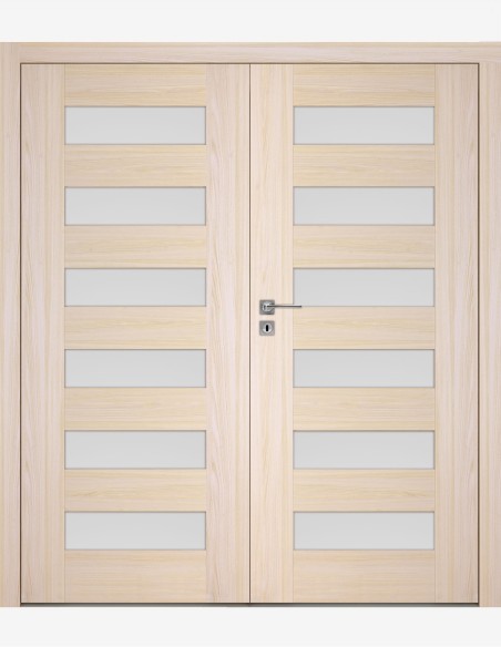 Double interior doors "SCALA 0" Non-rebated