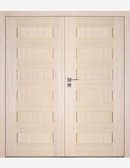 Double interior doors "SCALA A" Non-rebated