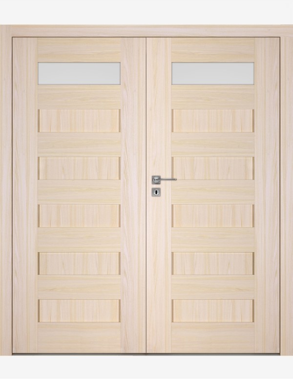 Double interior doors "SCALA A1" Non-rebated