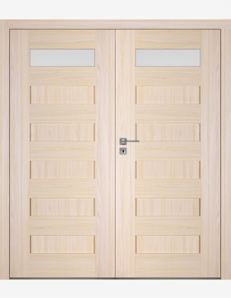 Double interior doors "SCALA A1" Non-rebated
