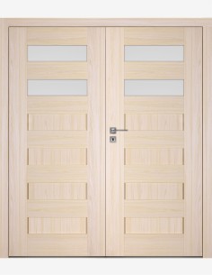 Double interior doors "SCALA A2" Non-rebated