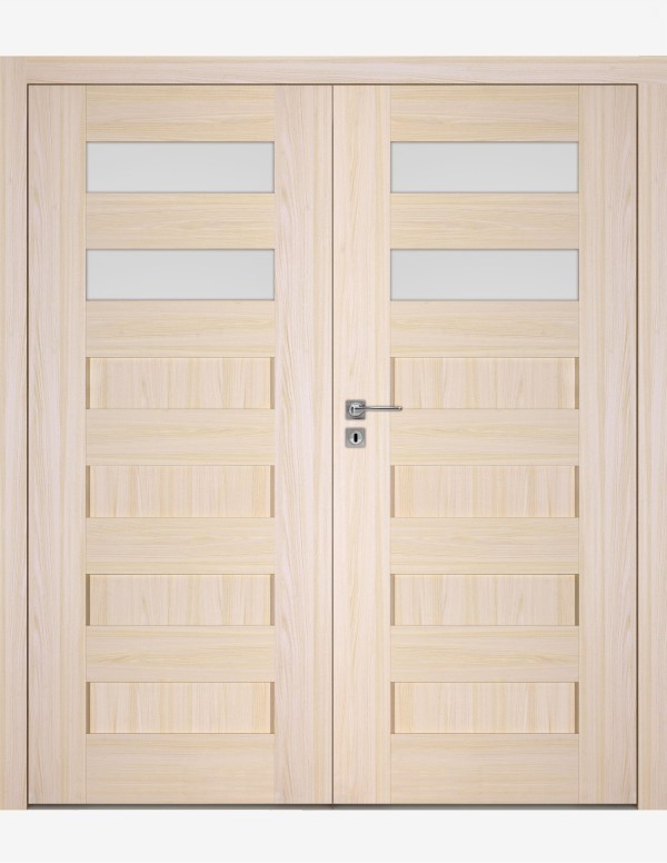 Double interior doors "SCALA A2" Non-rebated