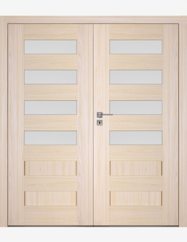 Double interior doors "SCALA A4" Non-rebated