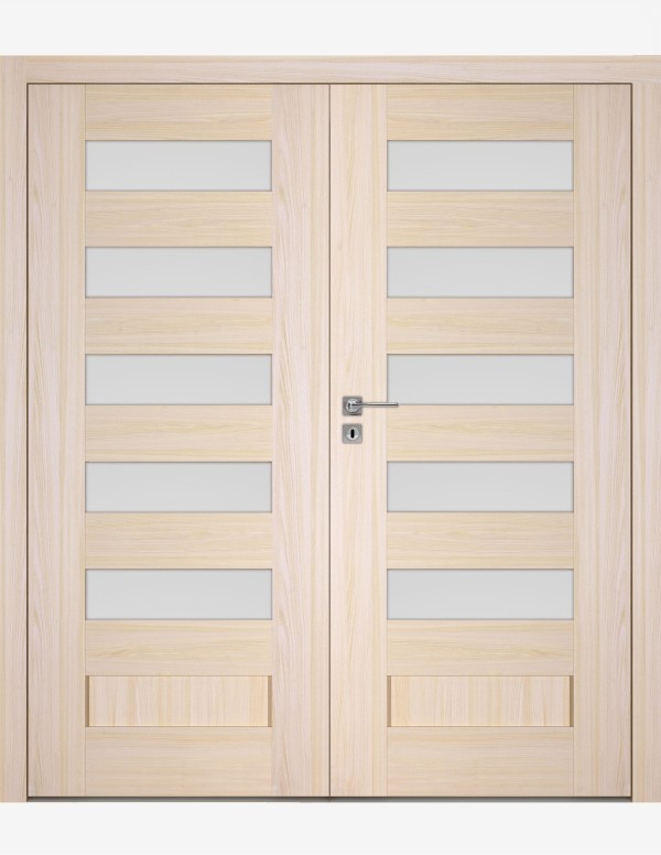 Double interior doors "SCALA A5" Non-rebated