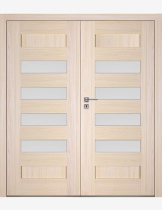 Double interior doors "SCALA A7" Non-rebated