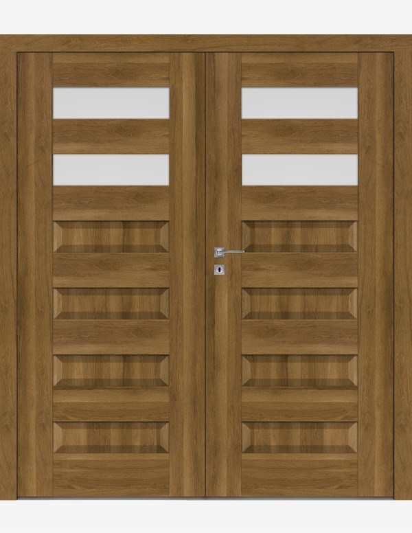 Double interior doors "SCALA B2" Non-rebated