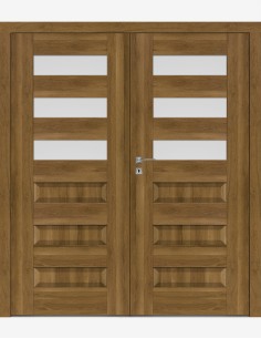 Dvigubos vidaus durys "SCALA B3" Be užlaidos