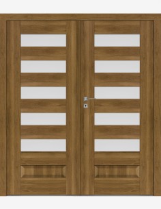 Dvigubos vidaus durys "SCALA B5" Be užlaidos