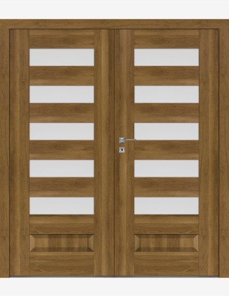 Dvigubos vidaus durys "SCALA B5" Be užlaidos