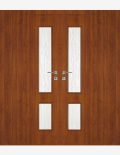 Dvigubos vidaus durys "DECO 20" Be užlaidos