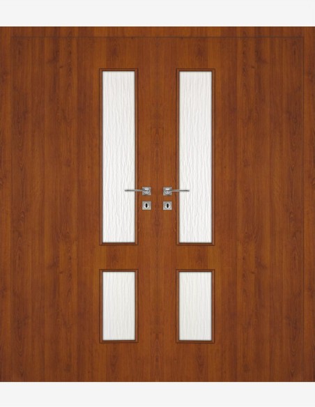 Dvigubos vidaus durys "DECO 20" Be užlaidos