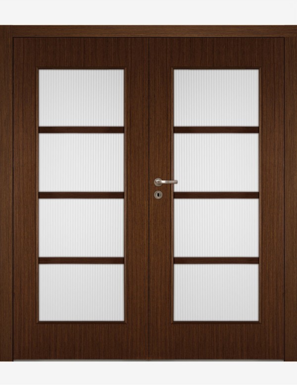 Double interior doors "ARTE 90" Non-rebated