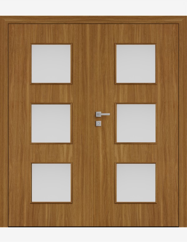 Double interior doors "KANON 30" Non-rebated