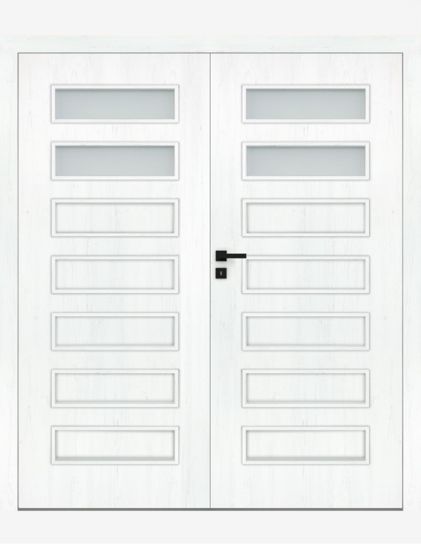 Double interior doors "PLUS 20" Non-rebated