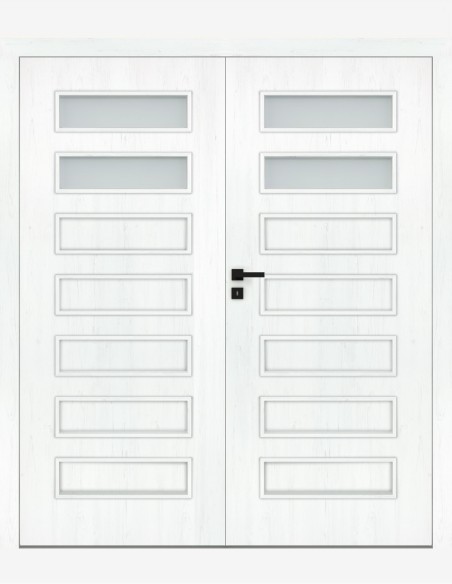 Double interior doors "PLUS 20" Non-rebated