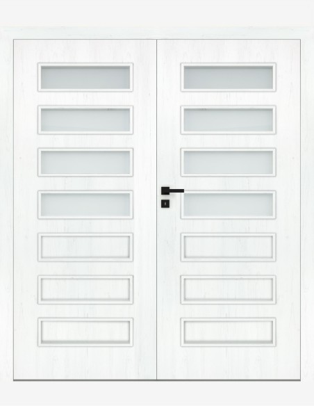 Dvigubos vidaus durys "PLUS 40" Be užlaidos