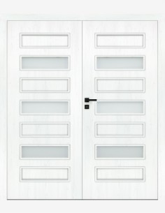 Dvigubos vidaus durys "PLUS 60" Be užlaidos