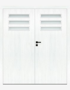 Dvigubos vidaus durys "PLUS 80" Be užlaidos
