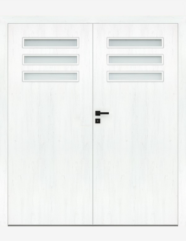 Double interior doors "PLUS 80" Non-rebated