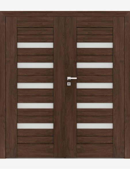 Dvigubos vidaus durys "FOSCA 0" Be užlaidos