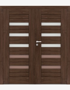 Double interior doors "FOSCA 1" Non-rebated