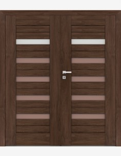 Double interior doors "FOSCA 2" Non-rebated