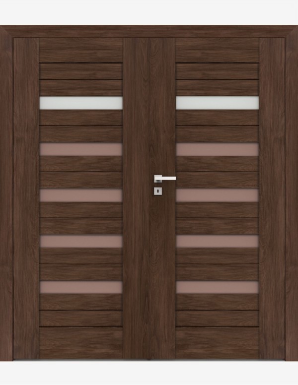 Double interior doors "FOSCA 2" Non-rebated