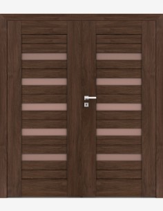 Double interior doors "FOSCA 3" Non-rebated