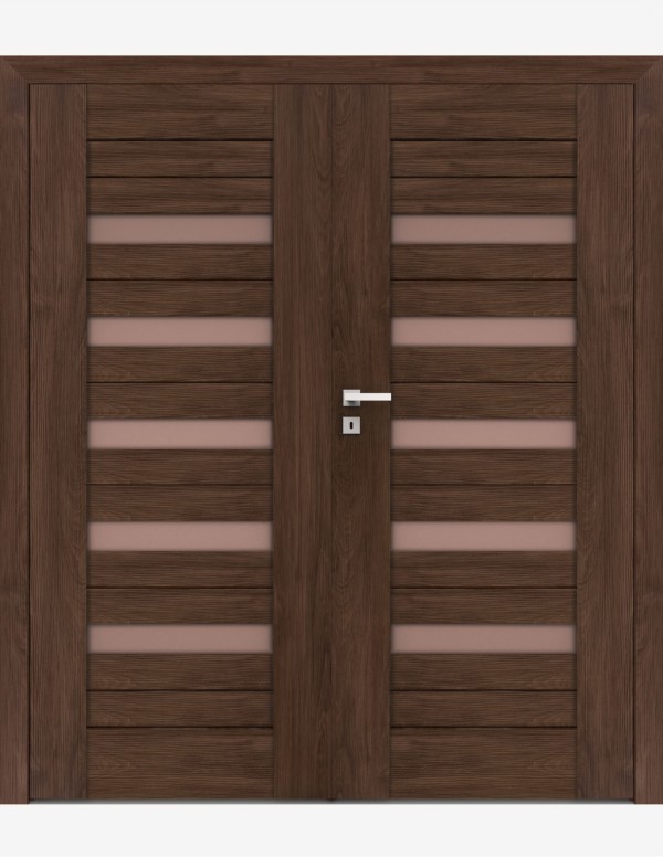 Double interior doors "FOSCA 3" Non-rebated