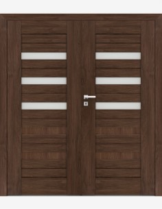 Double interior doors "FOSCA 4" Non-rebated