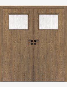 Dvigubos vidaus durys "STANDARD 20" Be užlaidos