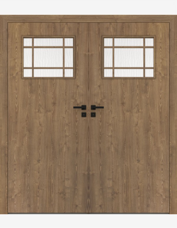 Double interior doors "STANDARD 20S" Non-rebated