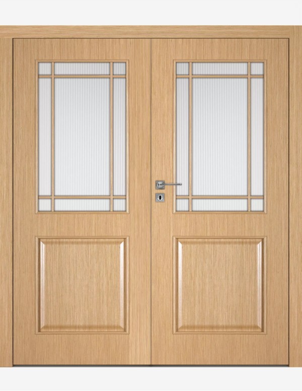 Double interior doors "FANO 30S" Non-rebated